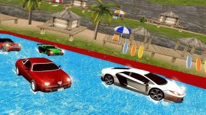 Water Slide Car Racing Adventure 2020 Online Game
