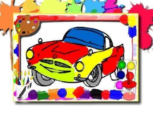 Race Car Coloring Book