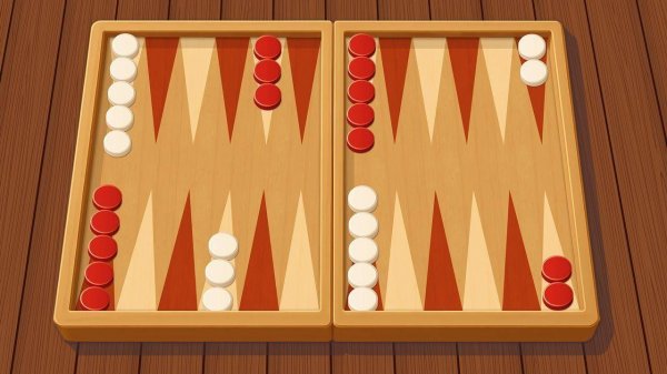 Backgammon Multiplayer Board Game