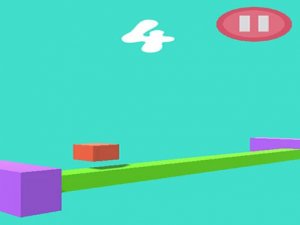 3D Cube Runner Action Game