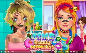 ASMR Beauty Homeless Makeover & Care Game
